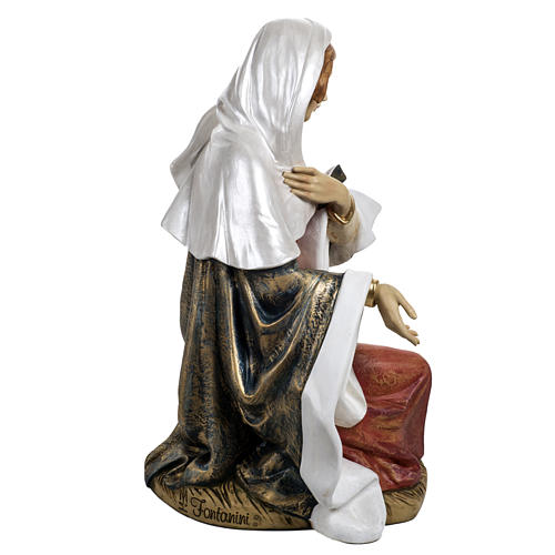 Virgem Maria 74x60x108 cm resina para Presépio Fontanini com figuras de altura média 180 cm 5