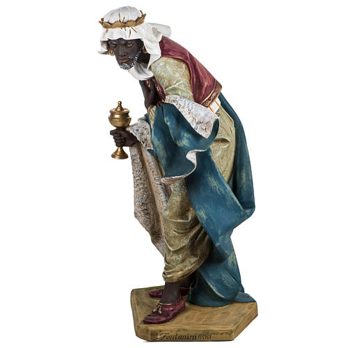 Black Wise King in resin, 125cm by Fontanini 4