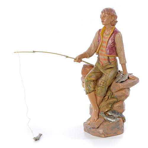 Pescador sentado 30 cm Fontanini 2