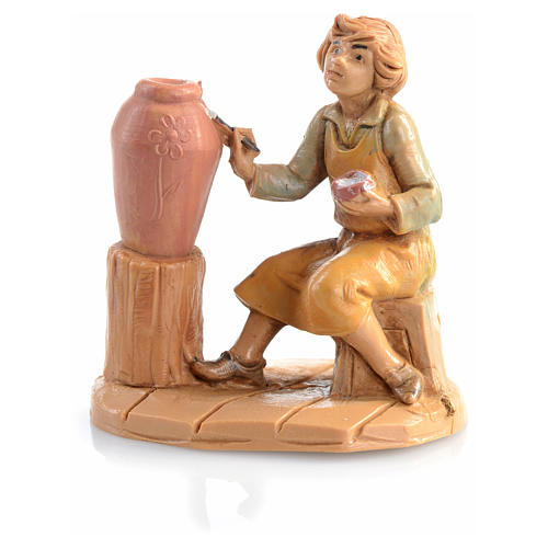 Shepherdess with vase, 6.5cm by Fontanini 3