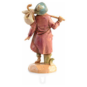 Voyageur avec fagot crèche 6,5 cm Fontanini