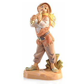 Fontanini Mann spielt Schalmei 6.5 cm