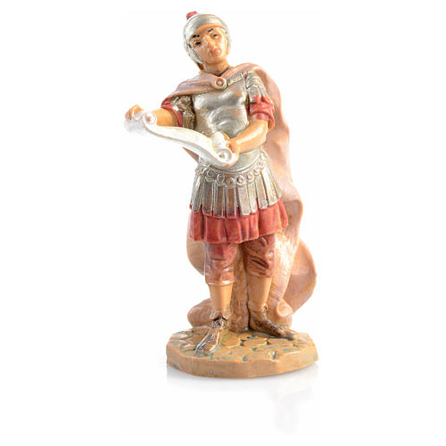 Fontanini römischer Soldat mit Pergament 6.5 cm 3
