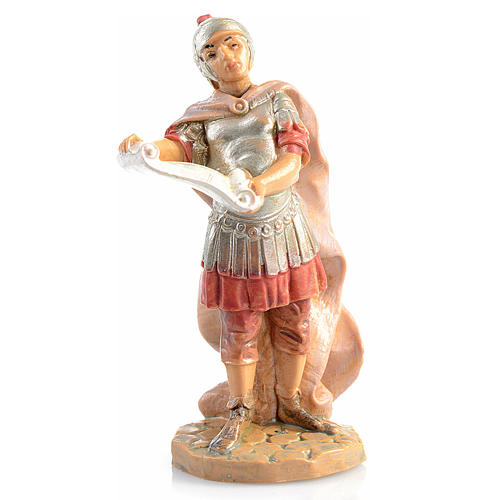 Fontanini römischer Soldat mit Pergament 6.5 cm 1