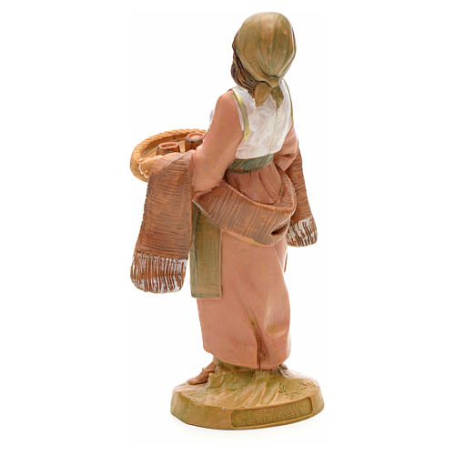 Statue Frau mit Tassen Fontanini 12 cm 4