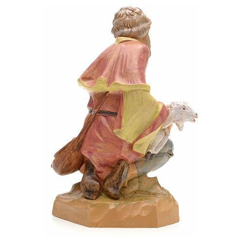 Pastor de joelhos presépio 19 cm Fontanini 2