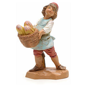 Criança com cesta de pão 12 cm Fontanini