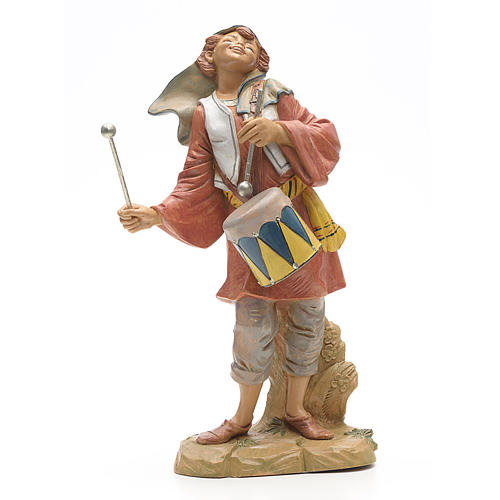 Pasterz z bębenkiem Fontanini 30 cm 1