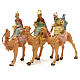 Tres Reyes Magos en camello 6,5 cm Fontanini s1
