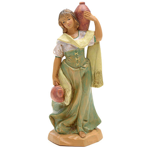 Mädchen Figur, mit Amphoren, 12 cm Fontanini 1
