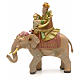 Figur Mulatte heiliger König auf Elefant 12 cm Fontanini s1
