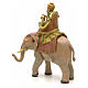 Figur Mulatte heiliger König auf Elefant 12 cm Fontanini s2