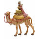 Rei Mago negro no camelo para Presépio Fontanini com figuras de altura média 19 cm s1