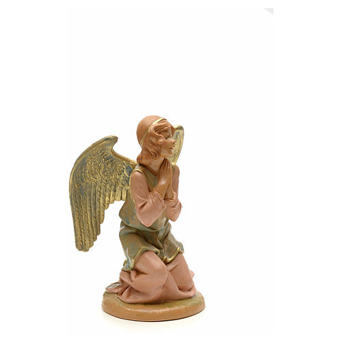 Anjo de joelhos em adoração para Presépio Fontanini com figuras de altura média 30 cm 4