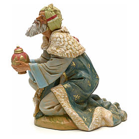 Re magio mulatto in ginocchio 30 cm Fontanini