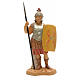 Soldado romano com escudo 12 cm Fontanini s1