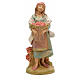 handcolorierte Statuette Hirtenmädchen 12 cm Fontanini s1