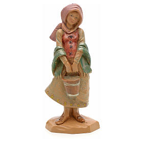 Rapariga com balde 12 cm Fontanini