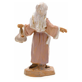 Fille et son fagot crèche Fontanini 12 cm