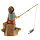 Rapaz pescador para Presépio Fontanini com figuras de altura média 12 cm s4