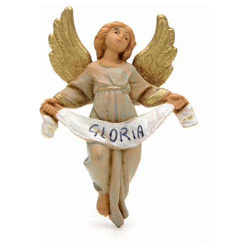 Ange Rose Pour Crèche De Noël Fontanini 6,5 Cm - Santon Peint à La Main En Italie - Décoration Traditionnelle