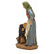 Farmer with chestnut pot figurine in resin for nativities of 20cm s2