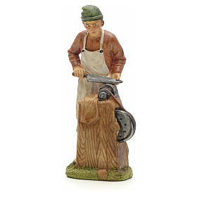 Rémouleur peinte crèche 20 cm résine