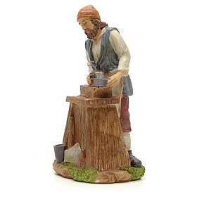 Carpenter figurine in resin for nativities of 20cm