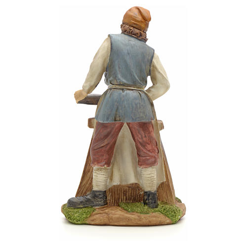 Carpenter figurine in resin for nativities of 20cm 3
