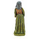 Woman with fruit basket figurine in resin for nativities of 20cm s3