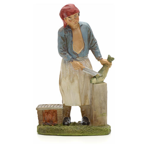 Nativity figurine, fishmonger 20cm resin 1