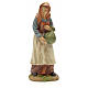Nativity figurine, resin woman with bundle 20cm s1