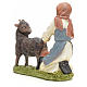 Nativity figurine, shepherdess milking cow 21cm s3