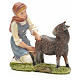 Nativity figurine, shepherdess milking cow 21cm s1