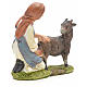 Nativity figurine, shepherdess milking cow 21cm s2