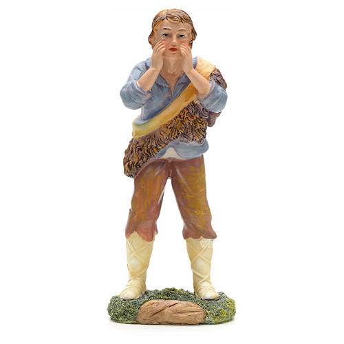 Nativity figurine, shepherd talking 21cm 1