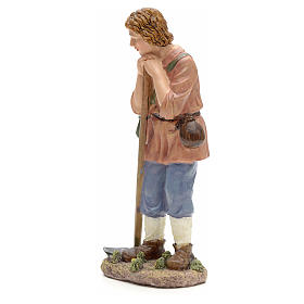 Nativity figurine, farmer with hoe 21cm