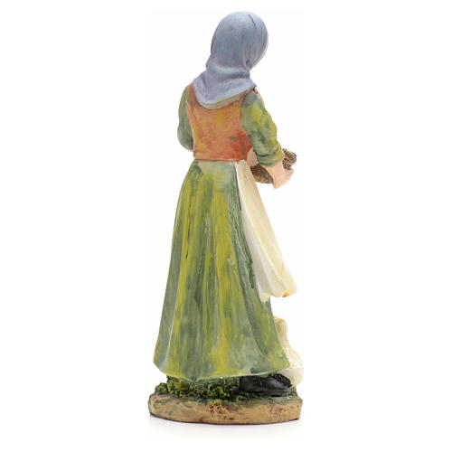 Nativity figurine, shepherdess with ducks 21cm 3