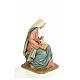 Nativity figurine wood pulp, Virgin Mary, 160cm (elegant dec.) s8