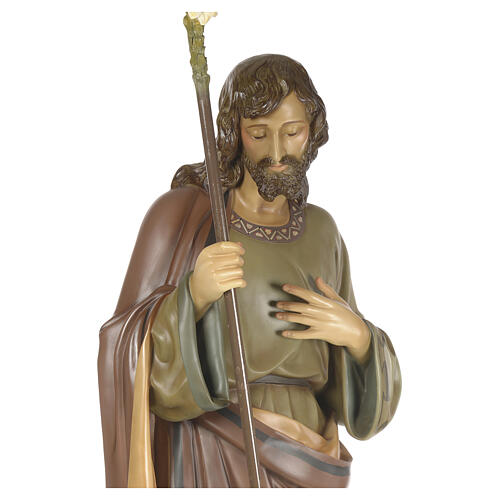 Nativity figurine wood pulp, Saint Joseph, 160cm (elegant dec.) 7