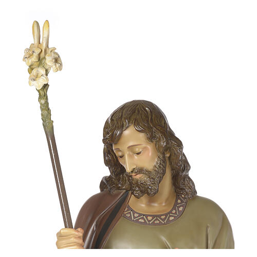 Nativity figurine wood pulp, Saint Joseph, 160cm (elegant dec.) 4