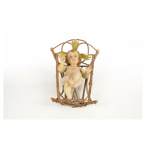 Nativity figurine wood pulp, Baby Jesus, 160cm (elegant dec.) 5