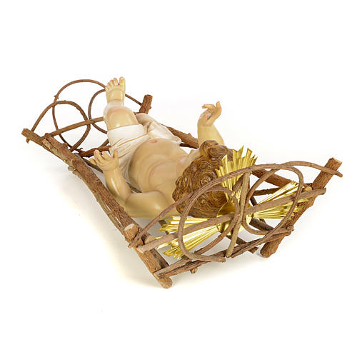 Baby Jesus figurine wood pulp elegant dec. 160cm Nativity Scene 3