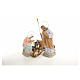Nativity in wood pulp, (fine decoration) 30cm s5