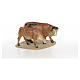 Cow and calf, wood pulp, for nativity 20cm (fine decor.) s5