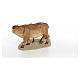 Cow and calf, wood pulp, for nativity 20cm (fine decor.) s7