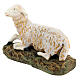 Nativity figurine, sitting lamb in wood pulp, 30 cm s2