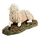 Nativity figurine, sitting lamb in wood pulp, 30 cm s3