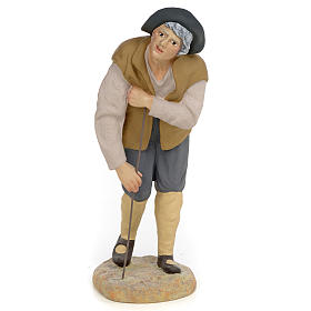 Nativity figurine wood pulp, beggar, 30cm (fine dec.)