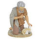 Nativity figurine, shepherd offering lamb, 40cm (fine decoration s1